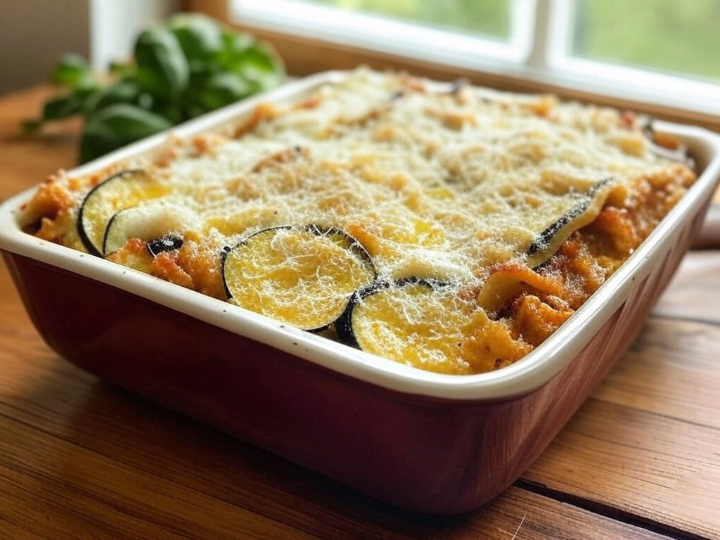 Eggplant and Zucchini Lasagna