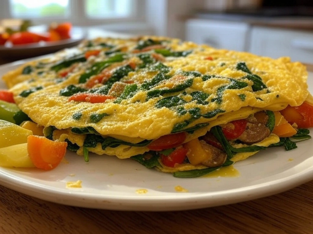 Veggie Egg White Omelet
