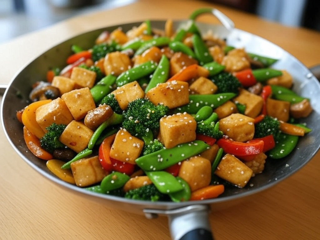 Tofu and Vegetable Stir-Fry