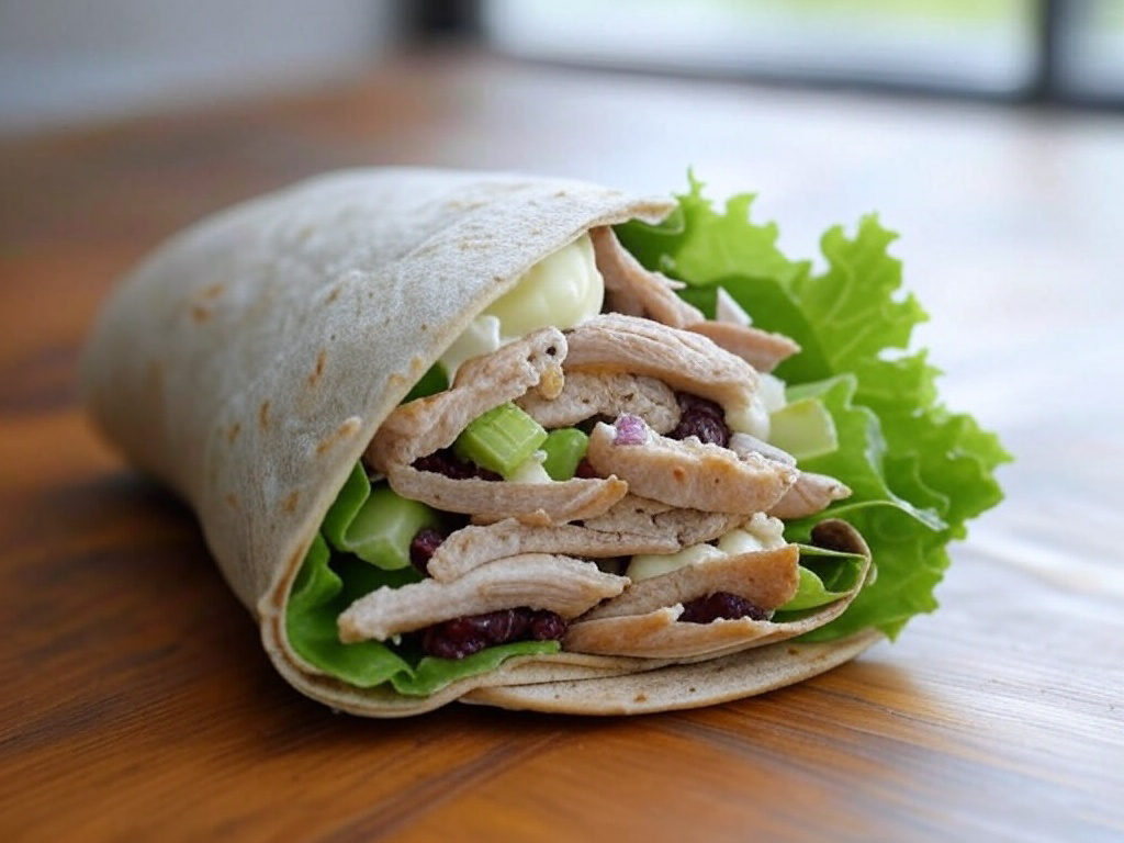 Greek Yogurt Chicken Salad Wrap